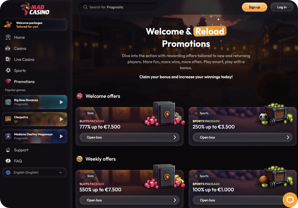 mad-casino-promóciók-kezdő-ajánlatok-és-heti-bónuszok-nyerőgépekre-és-sportfogadásokra